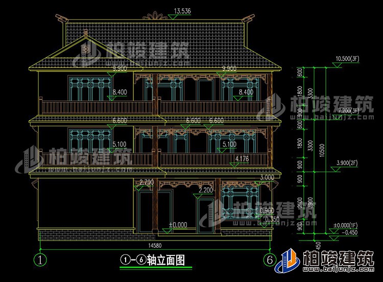 正立面图