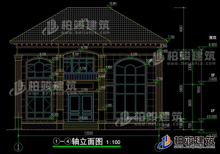 正立面图